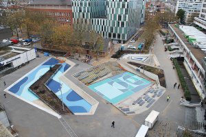 Benthemplein in Rotterdam een bijzonder waterplein